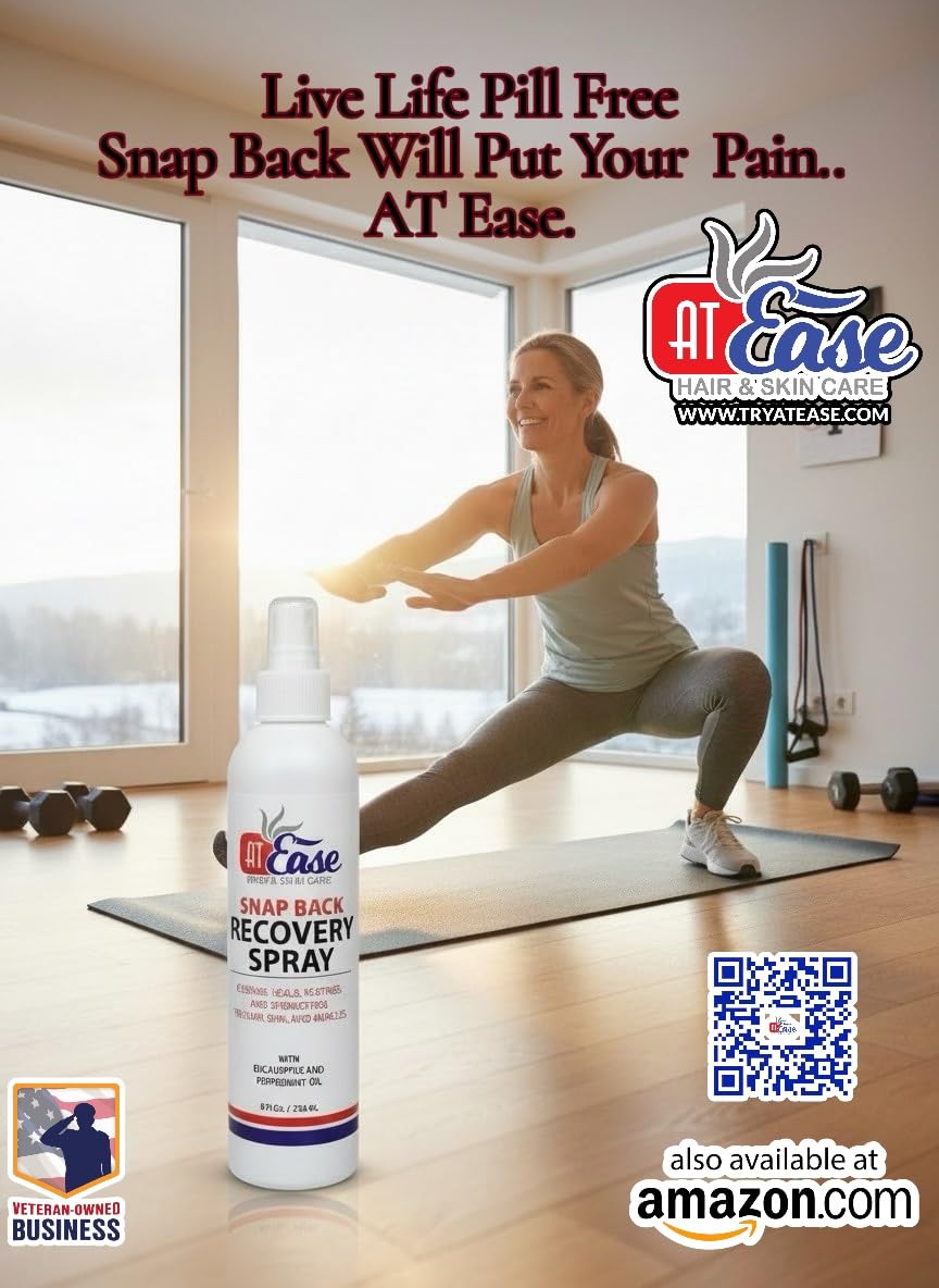 AT Ease Snap Back Recovery Muscle Spray - dailyvitalstore