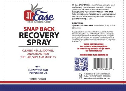 AT Ease Snap Back Recovery Muscle Spray - dailyvitalstore