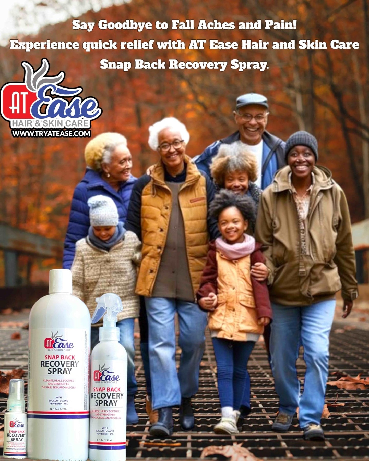 AT Ease Snap Back Recovery Muscle Spray - dailyvitalstore