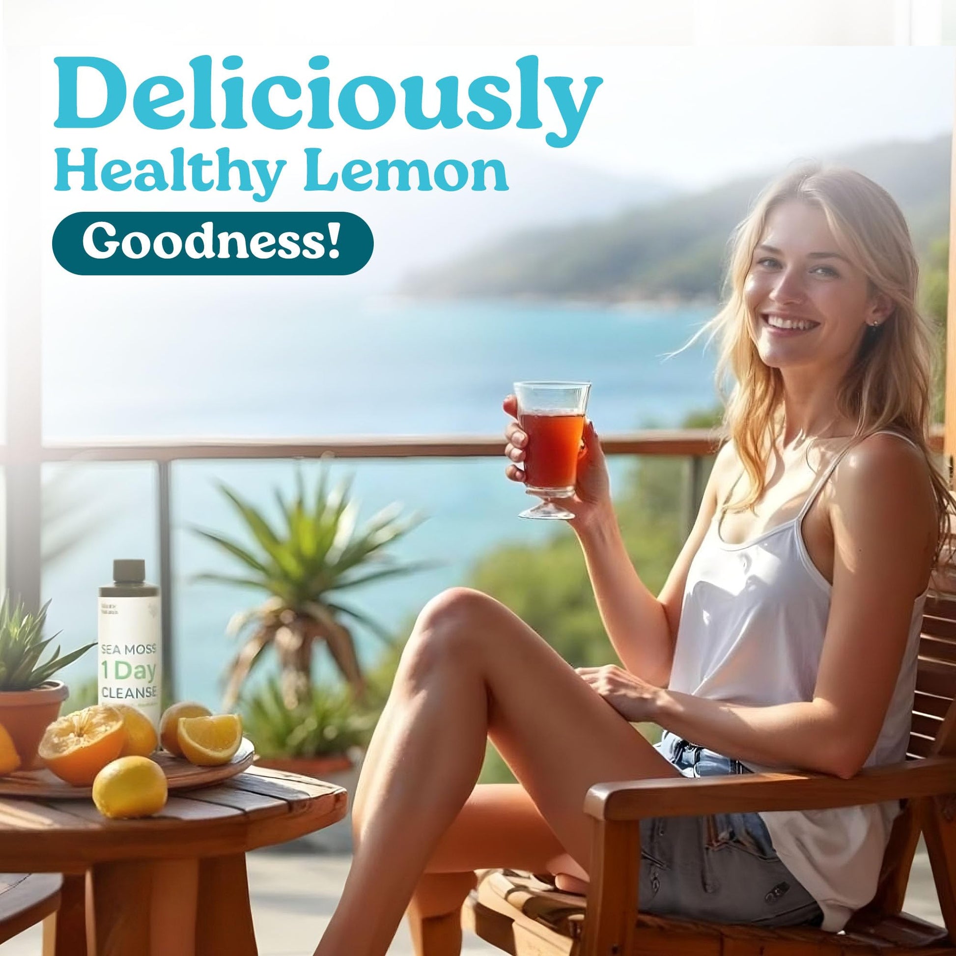 Atlantic Naturals - 1 Day Colon Cleanse Full Body Detox Drink - Sea Moss Supplement for Women & Men, Gut Health, Kidney & Liver Immune Energy Enhancer - dailyvitalstore
