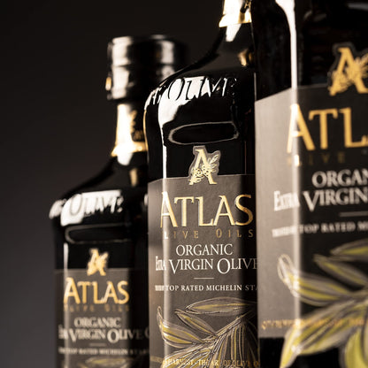 Atlas Organic Cold Pressed Moroccan Extra Virgin Olive Oil, Polyphenol Rich | EVOO From Morocco, Newly Harvested Unprocessed from One Single Family Farm - dailyvitalstore