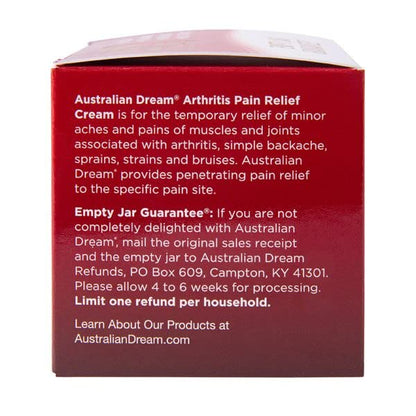 Australian Dream Arthritis Pain Relief Cream - 4oz, Pack of 6 - dailyvitalstore