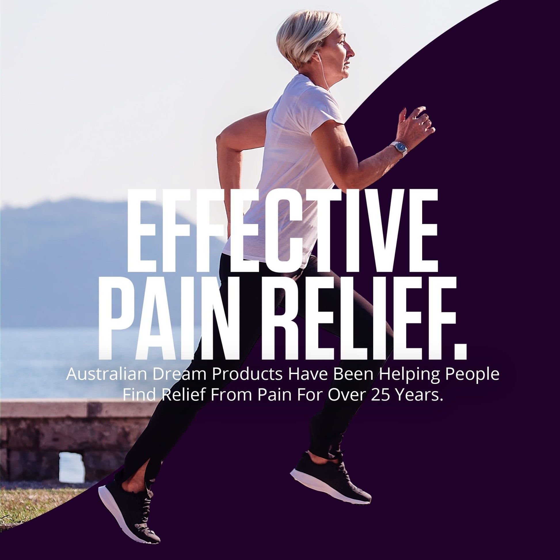 Australian Dream Back Pain Cream - Soothing, Non-Greasy Muscle Pain Relief Cream - Good for Neck, Back, Body, or Muscle Aches - 4 oz Jars (2 Pack) - dailyvitalstore