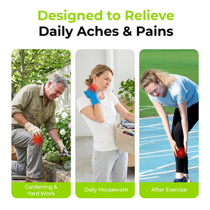AUVON Menthol Pain Relief Gel for Chronic Joint & Back Pain, Arthritis Pain Reliever for Muscle Pain Relief, Fast-Acting Menthol Cooling Gel Soothes Knee, Hip, Shoulder, Neck Pain, 3 FL OZ Per Pack - dailyvitalstore