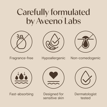 Aveeno Calm + Restore Triple Oat Hydrating Face Serum for Sensitive Skin, Gentle Lightweight Hydrating Serum for Face Instantly Smooths Skin, - dailyvitalstore