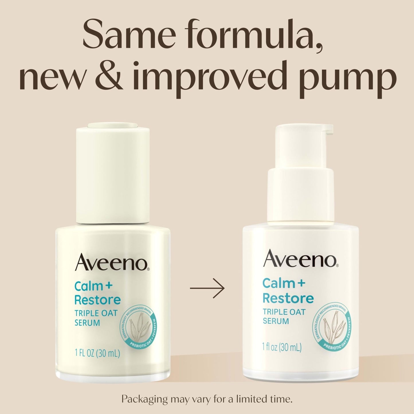 Aveeno Calm + Restore Triple Oat Hydrating Face Serum for Sensitive Skin, Gentle Lightweight Hydrating Serum for Face Instantly Smooths Skin, - dailyvitalstore