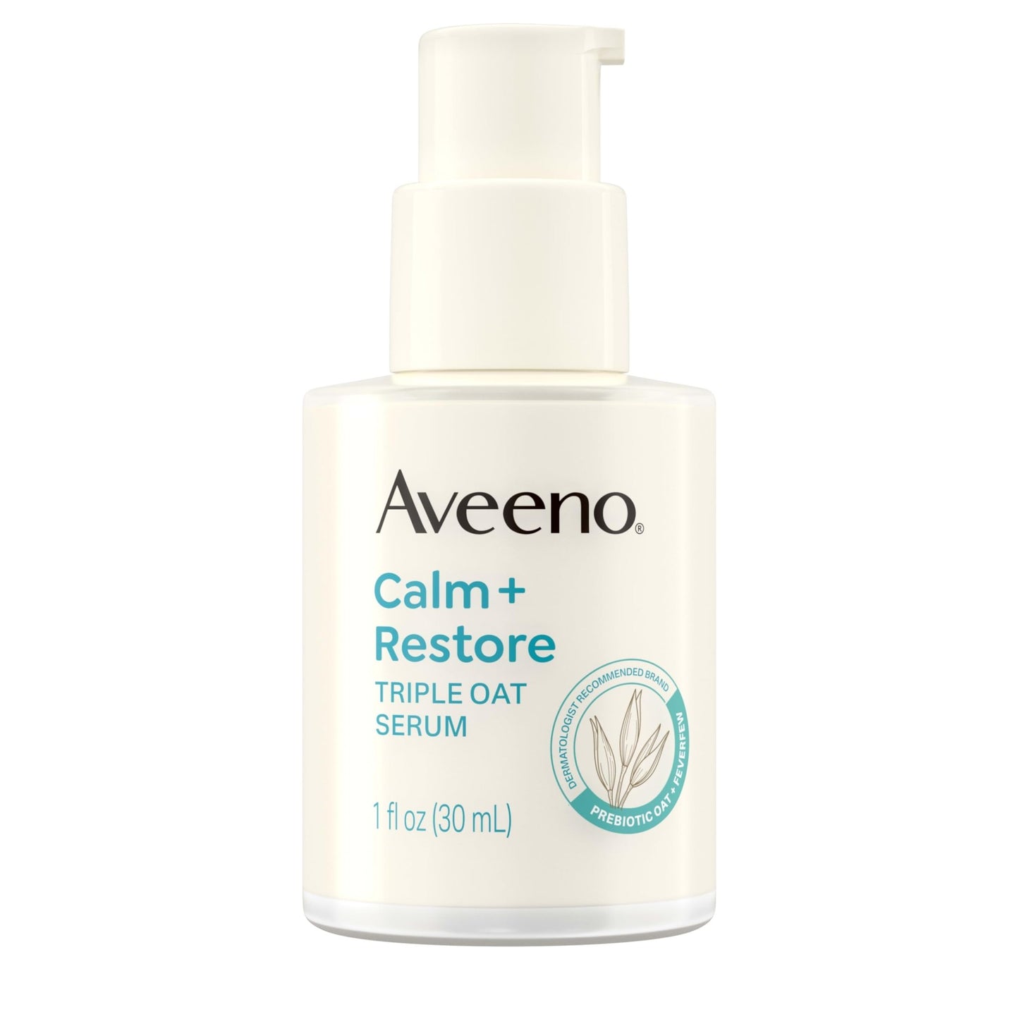 Aveeno Calm + Restore Triple Oat Hydrating Face Serum for Sensitive Skin, Gentle Lightweight Hydrating Serum for Face Instantly Smooths Skin, - dailyvitalstore