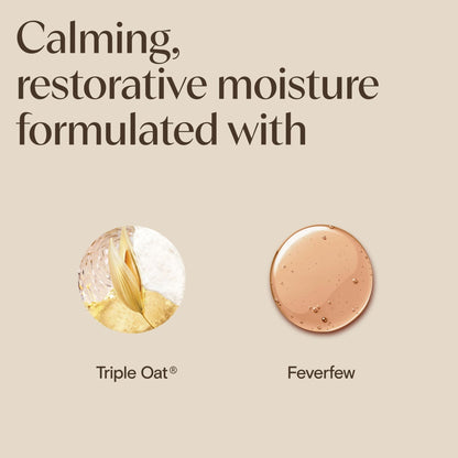 Aveeno Calm + Restore Triple Oat Hydrating Face Serum for Sensitive Skin, Gentle Lightweight Hydrating Serum for Face Instantly Smooths Skin, - dailyvitalstore