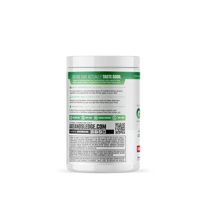 Axe & Sledge Super Greens and Reds Powder – Greens Drink with Superfoods, Probiotics & Digestive Enzymes for Energy, Gut Health & Bloating | Strawberry Banana - dailyvitalstore