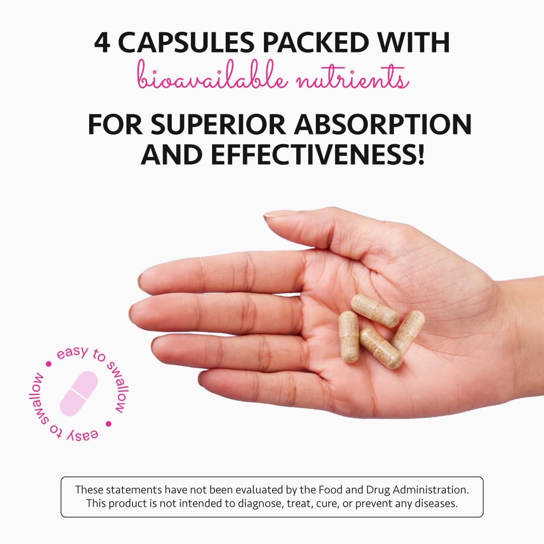 Ayurvedic Elite Prenatal Vitamins with Folate, Choline, Iron, Iodine & more | Made in USA | Optimal Bioavailability | Supports Baby's Growth and Brain Development | 30 Day Supply - OSH Wellness - dailyvitalstore