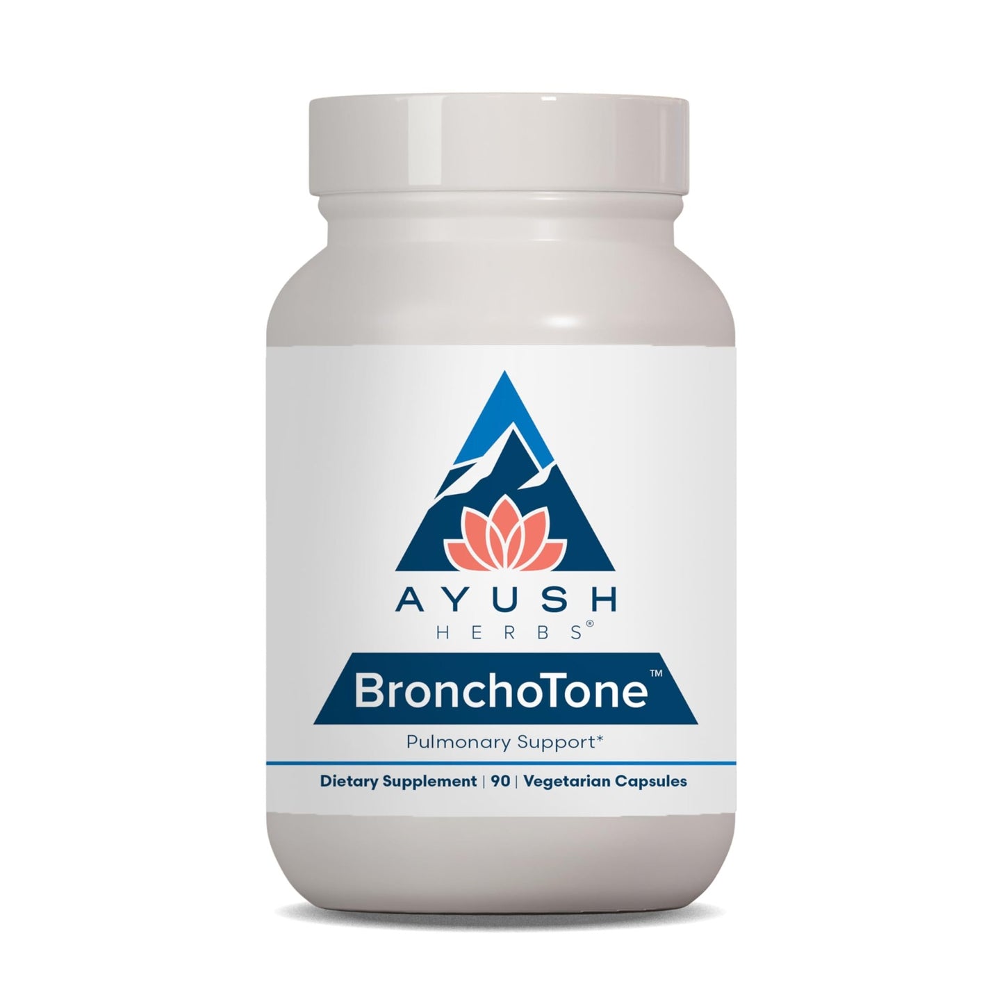 Ayush Herbs Bronchotone - Bronchial Support, Respiratory and Immune-Support Support Supplement for Women & Men, Adults, Pulmonary Care Supplement - 90 Vegetarian Capsules (1 Count) - dailyvitalstore