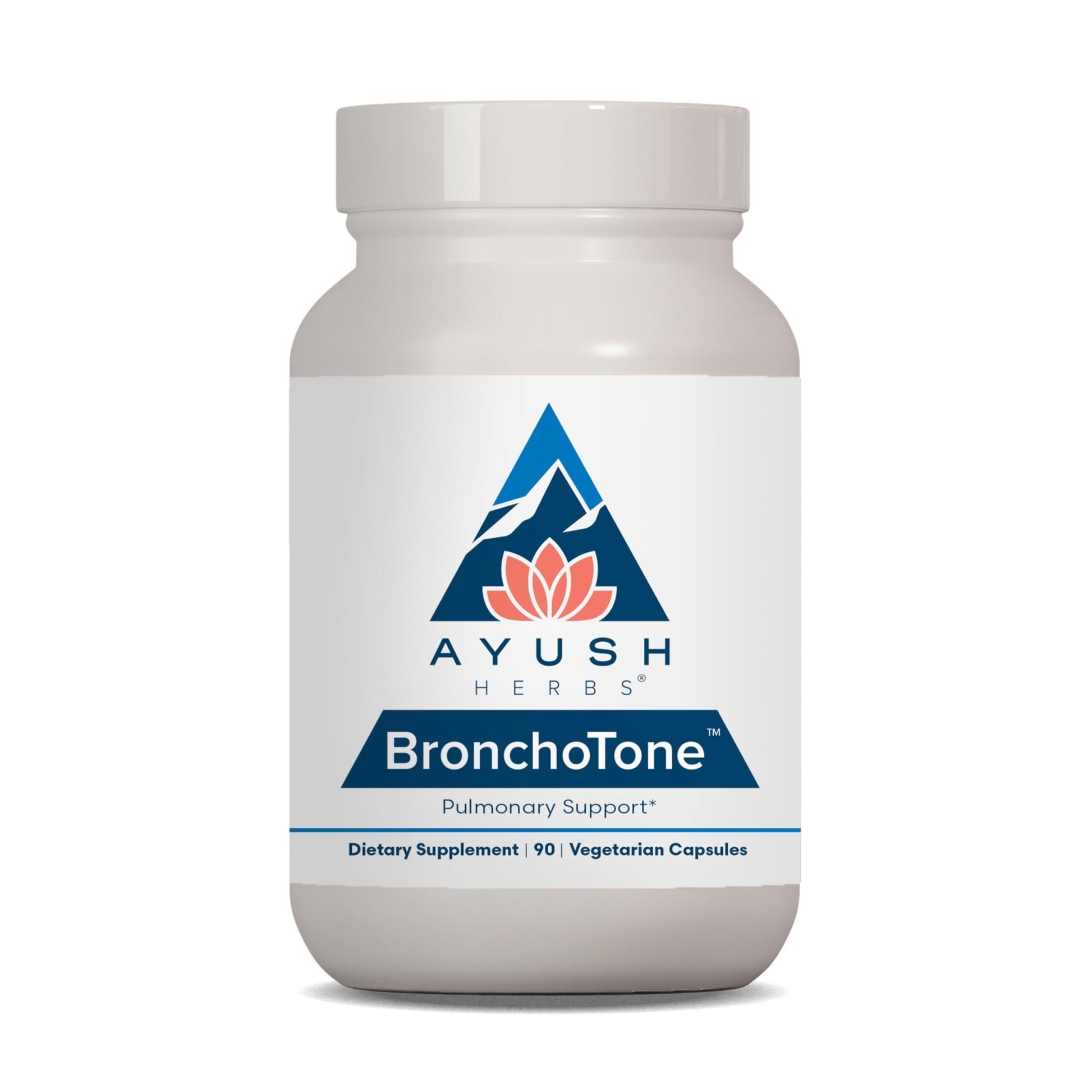 Ayush Herbs Bronchotone - Bronchial Support, Respiratory and Immune-Support Support Supplement for Women & Men, Adults, Pulmonary Care Supplement - 90 Vegetarian Capsules (1 Count) - dailyvitalstore
