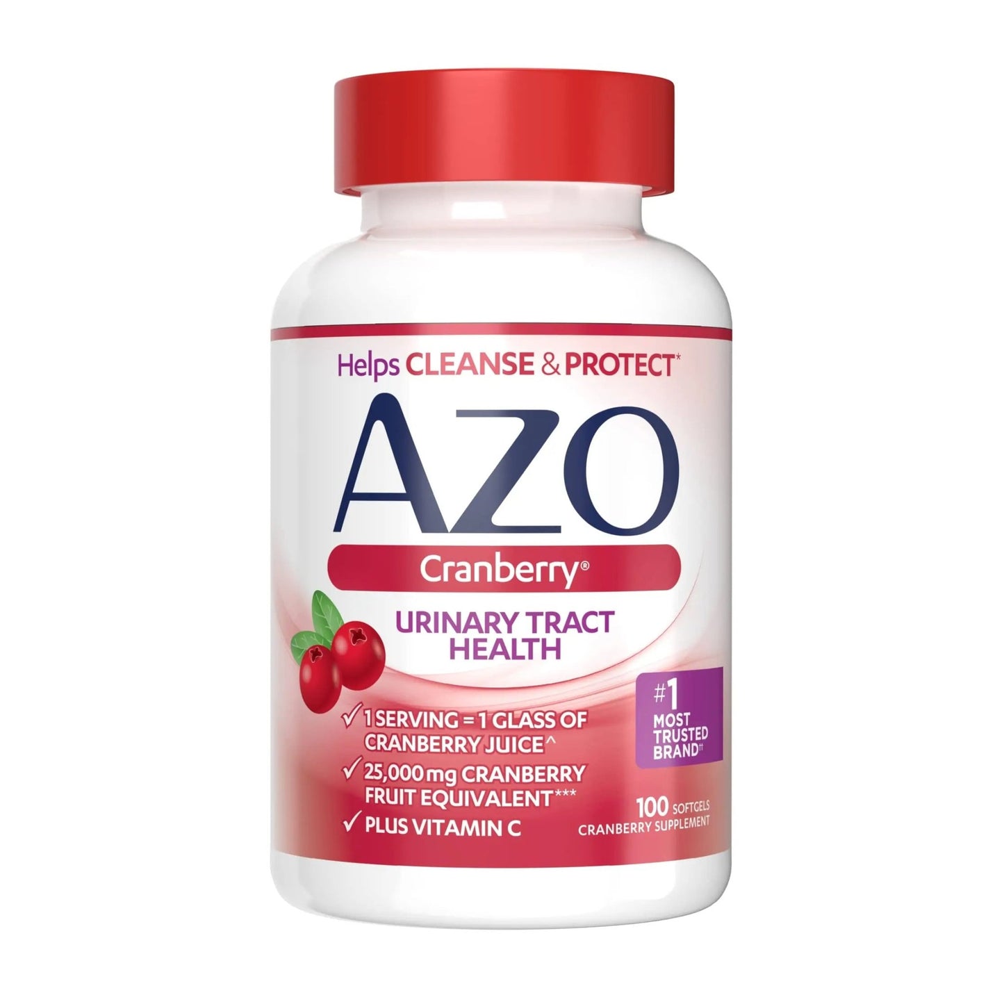 AZO Bladder Control with Go-Less Daily Supplement | Helps Reduce Occasional Urgency & Leakage | 54 Count Cranberry Urinary Tract Health | 100 Softgels - dailyvitalstore