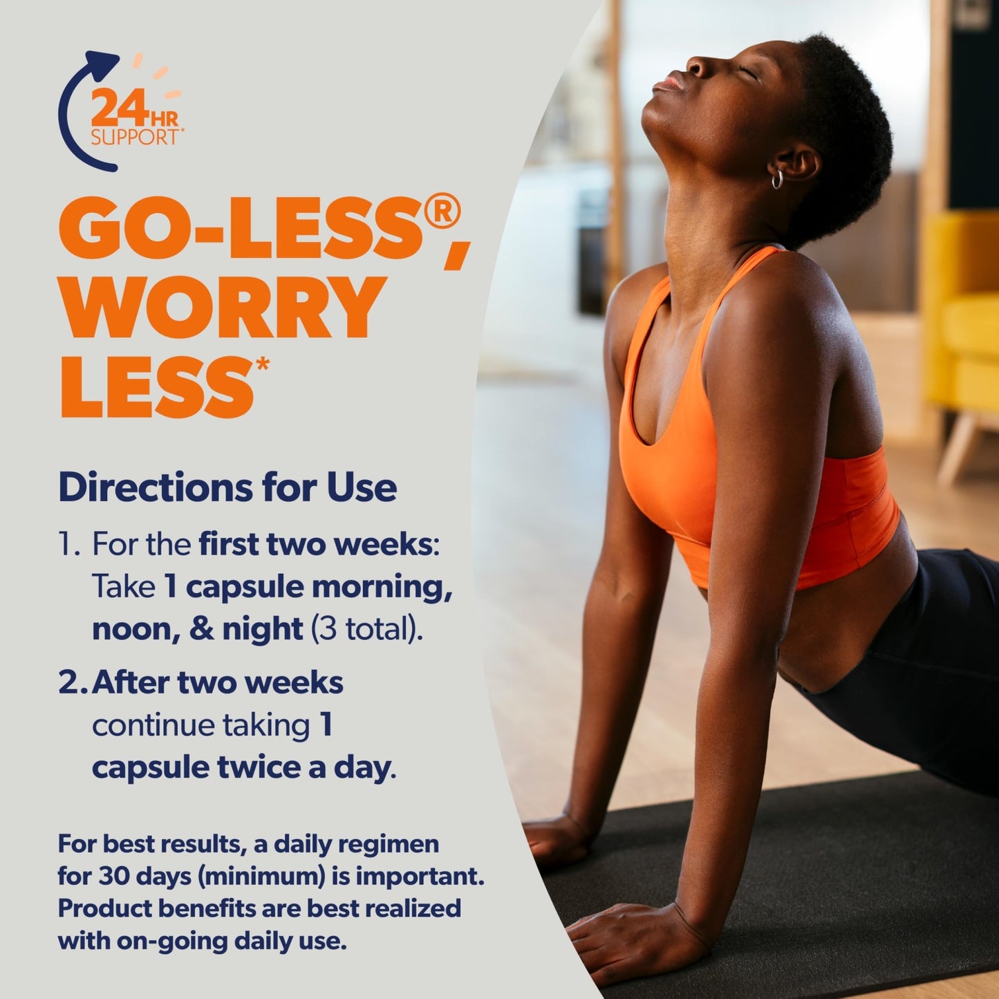 AZO Bladder Control with Go-Less Daily Supplement | Helps Reduce Occasional Urgency, leakage due to laughing, sneezing and exercise††† | 72 Capsules - dailyvitalstore