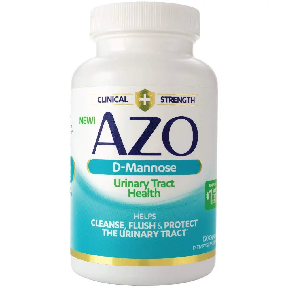 AZO D Mannose Urinary Tract Health, Cleanse, Flush & Protect The Urinary Tract & Cranberry Urinary Tract Health Supplement, 1 Serving = 1 Glass of Cranberry Juice, Sugar - dailyvitalstore