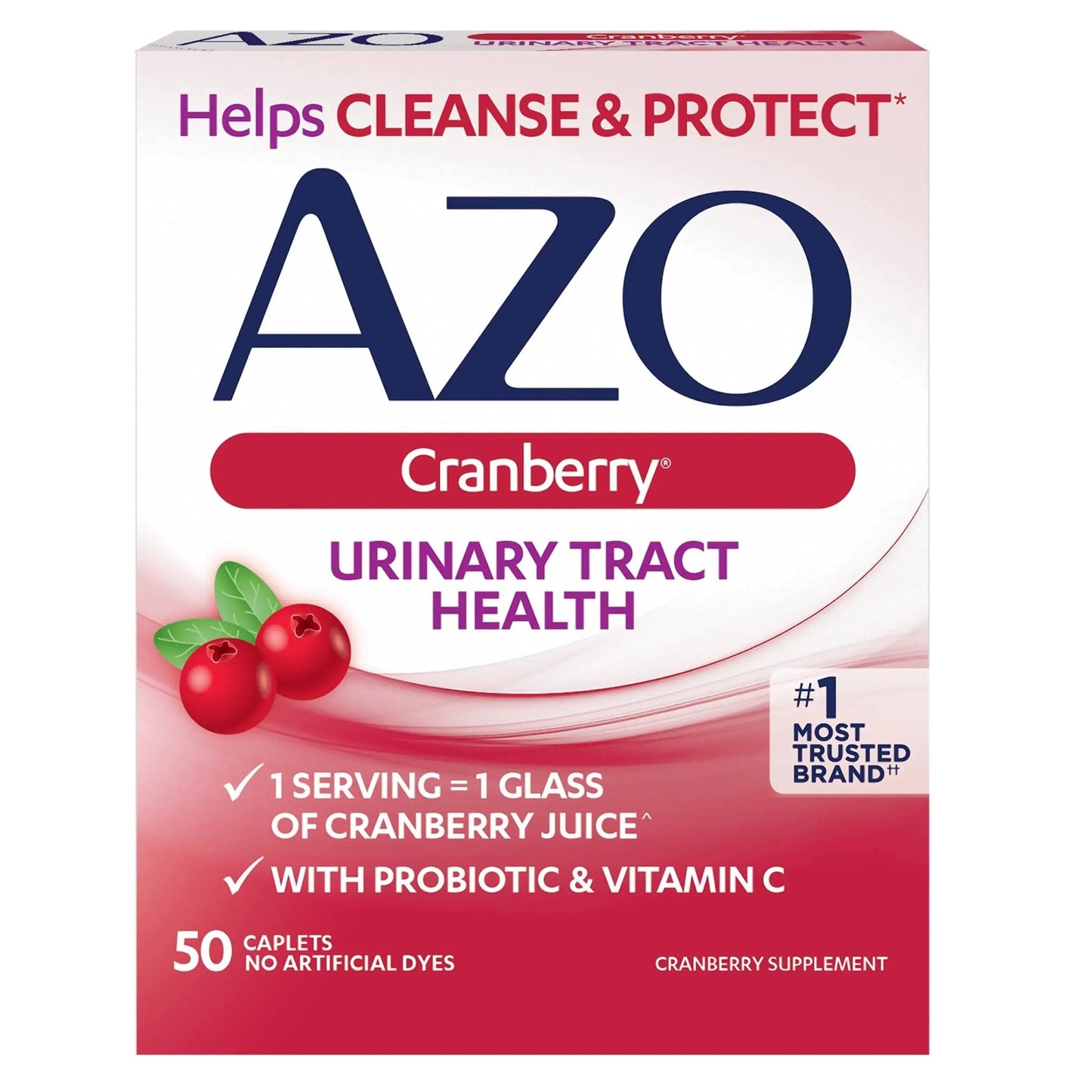 AZO D Mannose Urinary Tract Health, Cleanse, Flush & Protect The Urinary Tract & Cranberry Urinary Tract Health Supplement, 1 Serving = 1 Glass of Cranberry Juice, Sugar - dailyvitalstore