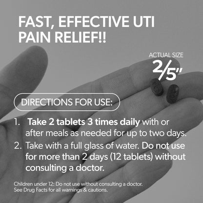 Azo Urinary Pain Relief Maximum Strength, Fast Relief Of Uti Pain, Burning & Urgency, Targets Source Of Pain, 1 Most Trusted Brand, 24 Tablets - dailyvitalstore