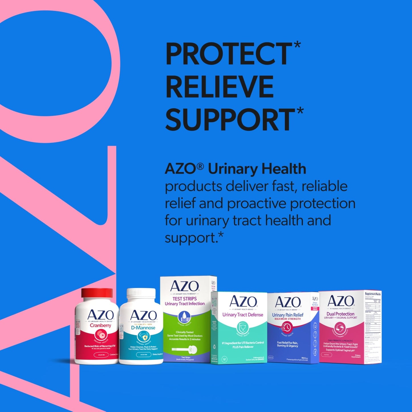 AZO Urinary Pain Relief Maximum Strength, Fast relief of UTI Pain, Burning & Urgency, Targets Source of Pain, 1 Most Trusted Brand, 24 Tablets - dailyvitalstore