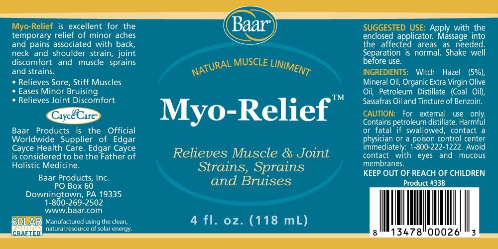 Baar Myo Relief, 4 oz. - dailyvitalstore