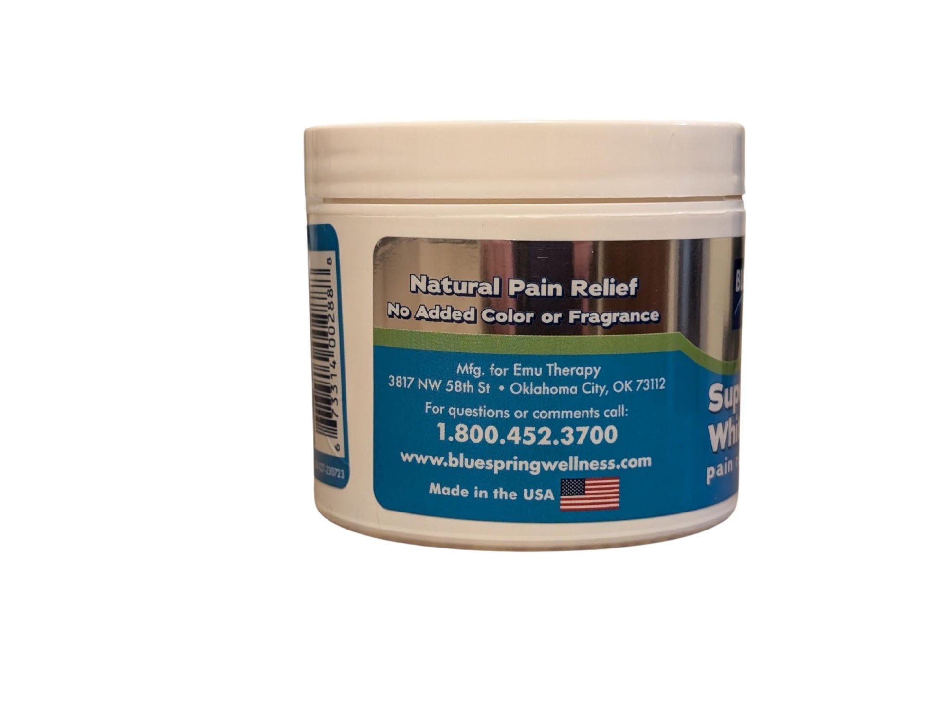 Back Pain Relief Cream with Emu Oil - Super White Stuff Natural Pain Reliever -Topical Cream for Muscle and Joint Pain Relief - Experience Sore Muscle Relief in 5 Minutes - 4 oz - dailyvitalstore