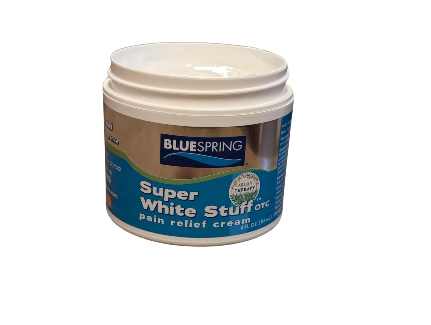 Back Pain Relief Cream with Emu Oil - Super White Stuff Natural Pain Reliever -Topical Cream for Muscle and Joint Pain Relief - Experience Sore Muscle Relief in 5 Minutes - 4 oz - dailyvitalstore