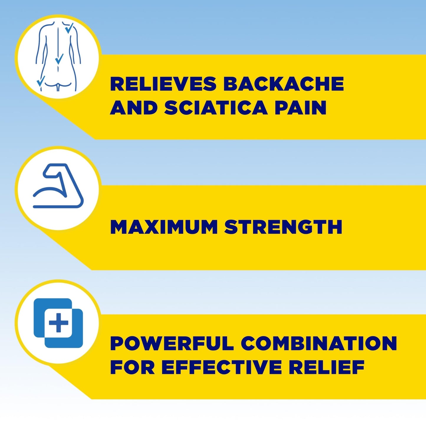Backaid Maximum Strength Aspirin-Free Pain Relief from Backache, Sciatica and Leg Pain, Powerful Combination, Long-Lasting 6 Hour Formula, 38 Count - dailyvitalstore