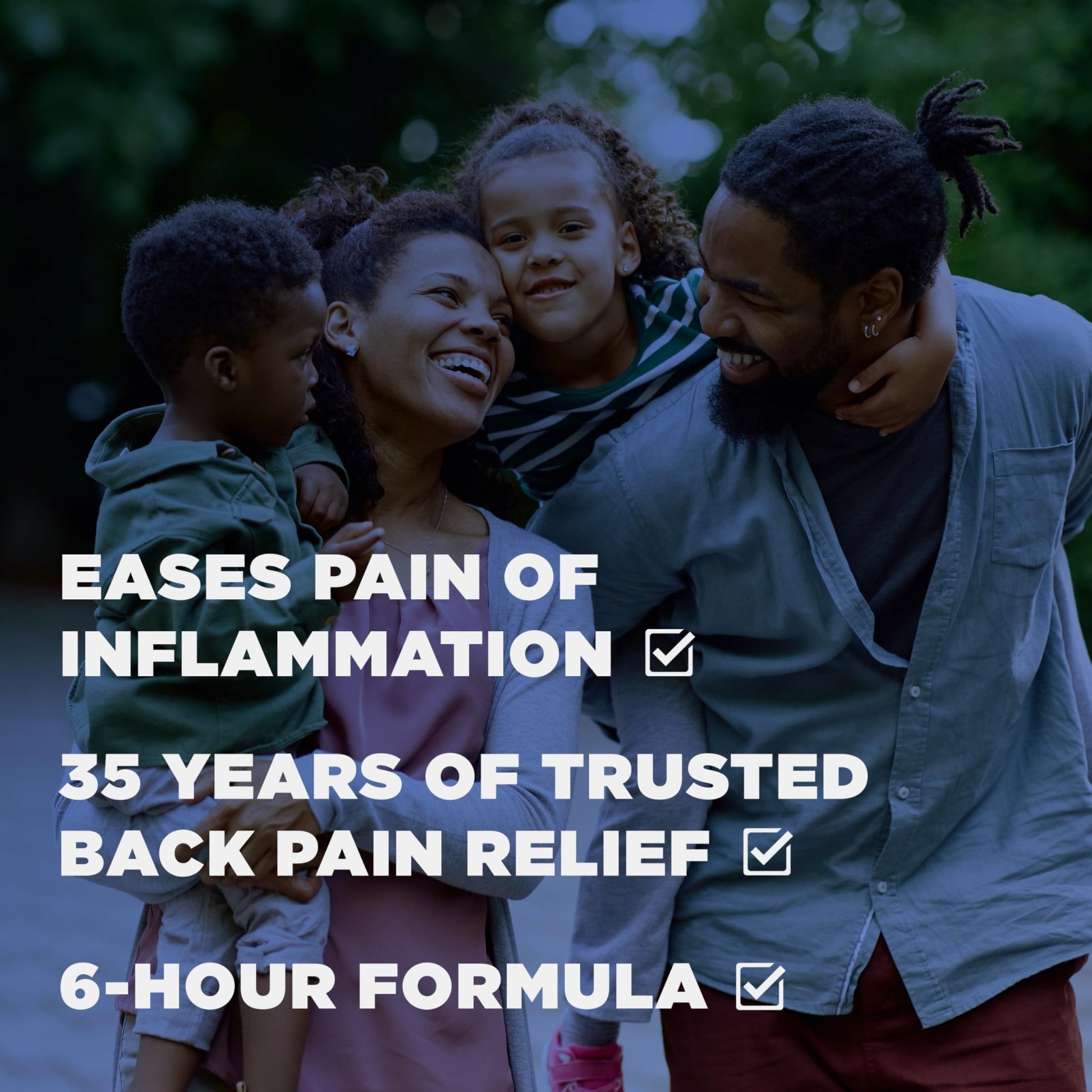 Backaid Maximum Strength Aspirin-Free Pain Relief from Backache, Sciatica and Leg Pain, Powerful Combination, Long-Lasting 6 Hour Formula, 38 Count - dailyvitalstore