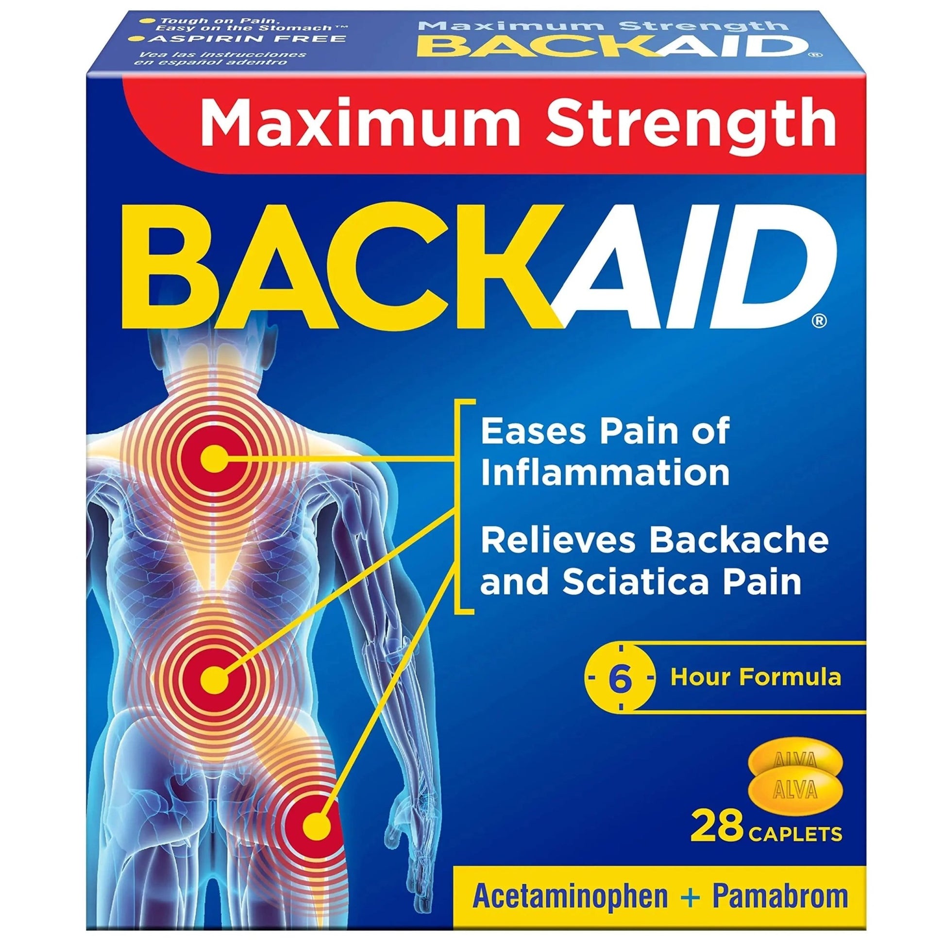 BACKAID Pills 28 Tablets (Pack of 6) - dailyvitalstore
