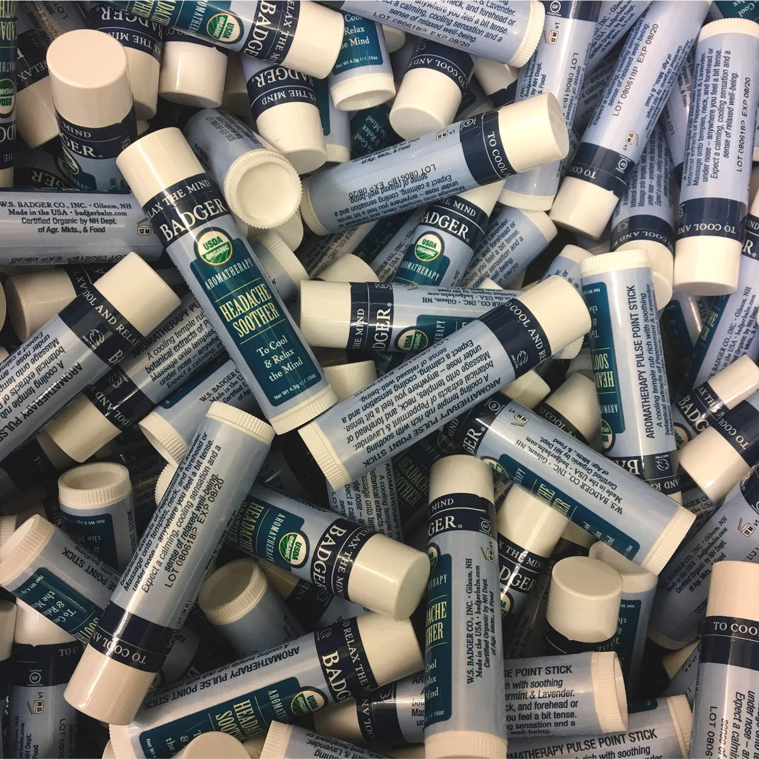 Badger Headache Soother - .6 oz Stick - dailyvitalstore