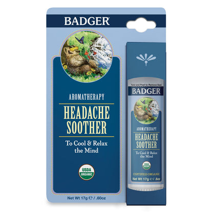 Badger Headache Soother - .6 oz Stick - dailyvitalstore