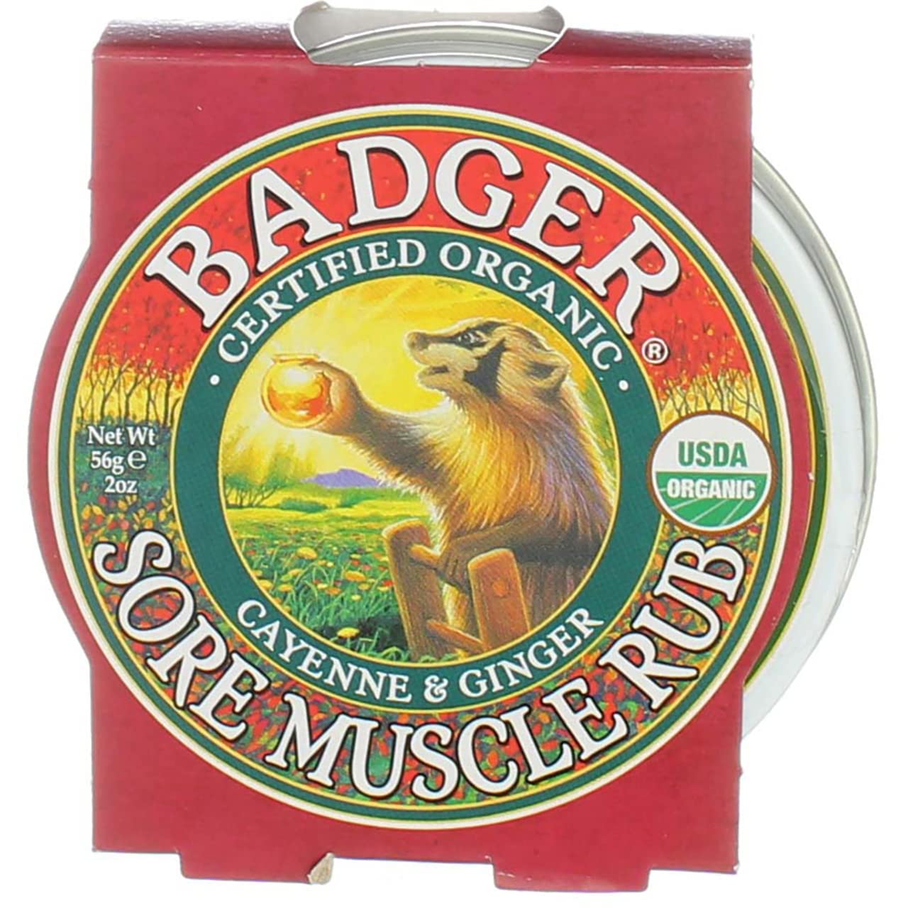 Badger Sore Muscle Rub 2z Size 2z Badger Sore Muscle Rub 2z Tin 2z - dailyvitalstore