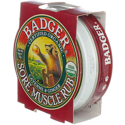 Badger Sore Muscle Rub 2z Size 2z Badger Sore Muscle Rub 2z Tin 2z - dailyvitalstore