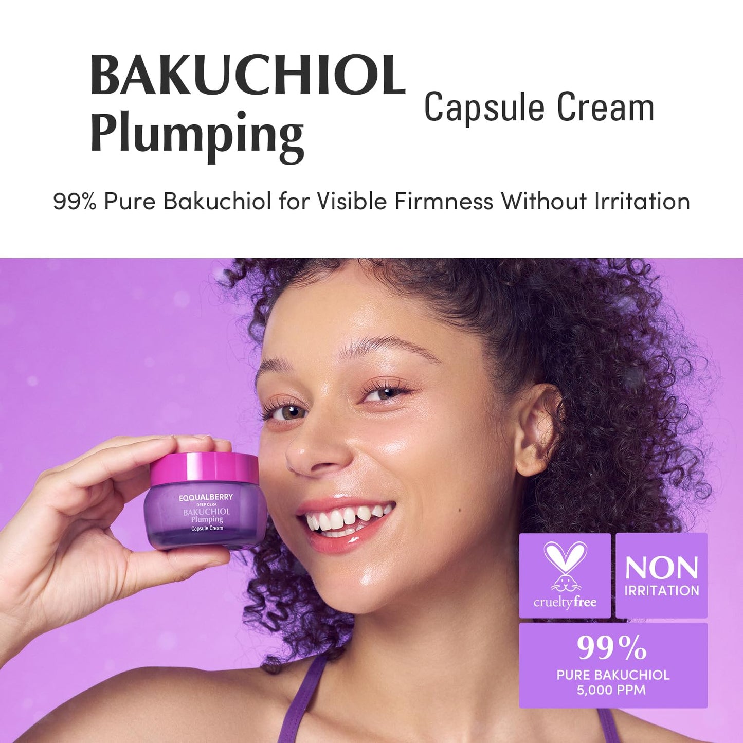 Bakuchiol Plumping Capsule Cream – Retinol Alternative Moisturizer for Firming and Pore Care with 99% Pure Bakuchiol, 5 Types of Collagen - dailyvitalstore