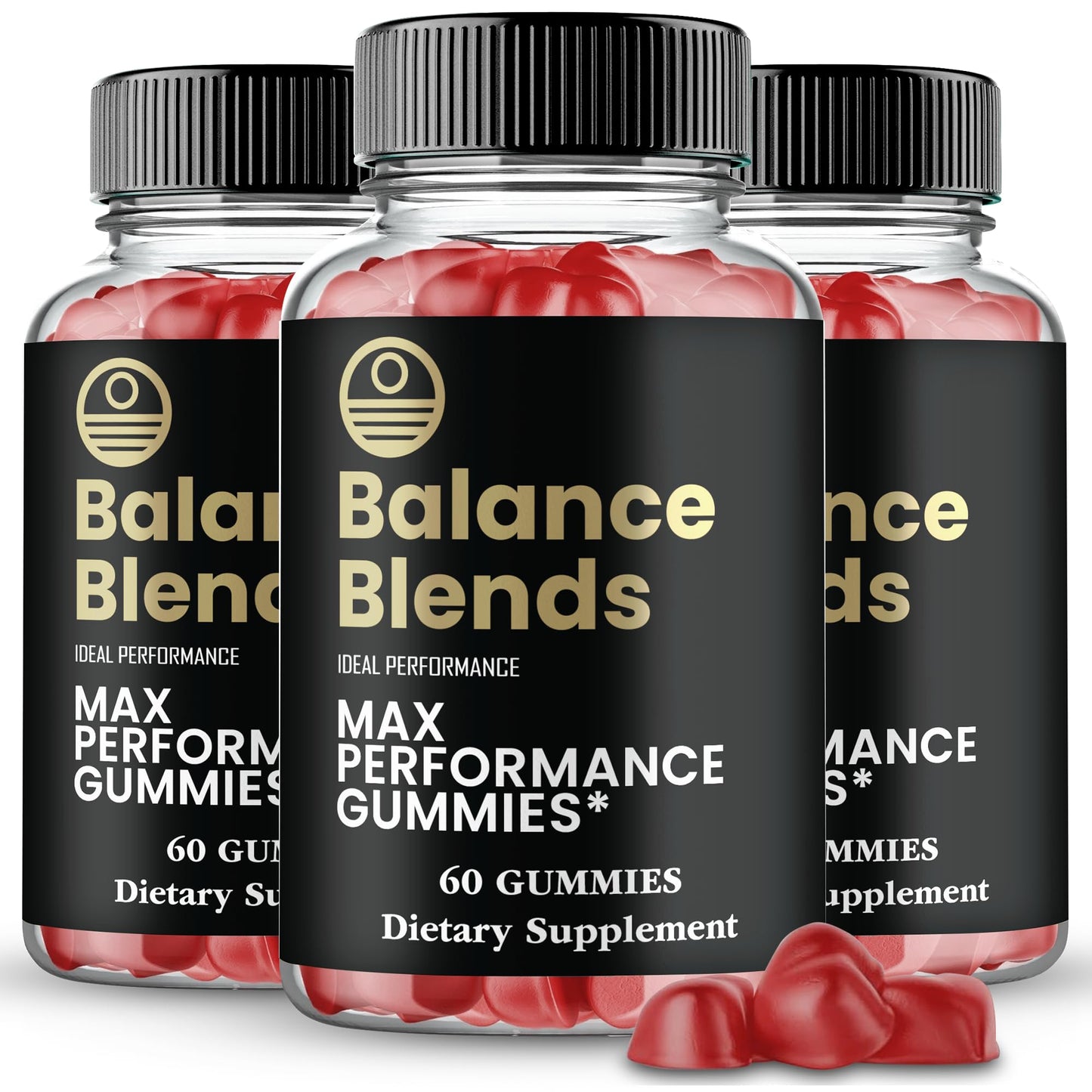 Balance Blends Gummies, Balance Blends Male Performance Gummies, Maximum Strength, All Natural Supplement for Energy, Stamina & Performance, Advanced Formula BalanceBlends Support Reviews (3 Pack) - dailyvitalstore