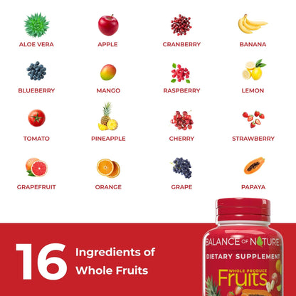 Balance of Nature Whole Fruits Supplement with Superfood Fruits - dailyvitalstore