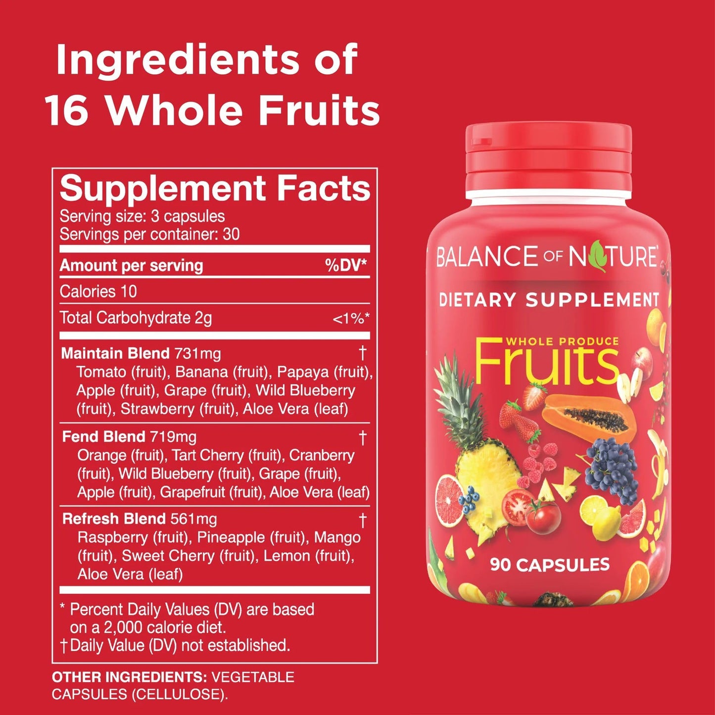 Balance of Nature Whole Fruits Supplement with Superfood Fruits - dailyvitalstore