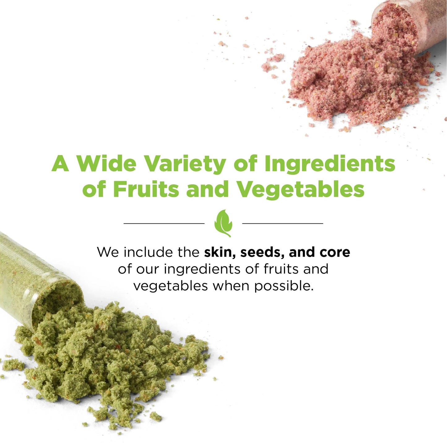 Balance of Nature Whole Health System - Whole Food Fruits & Veggies and Fiber & Spice Supplements - 30 Servings Each - dailyvitalstore