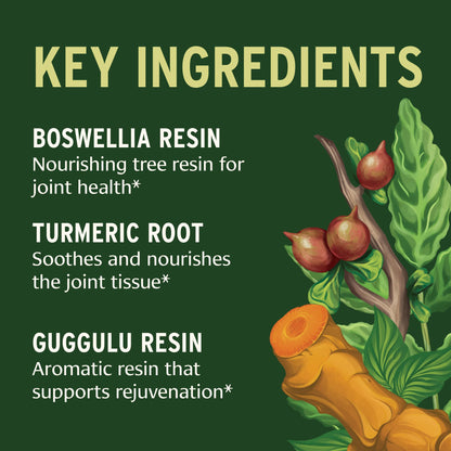 Banyan Botanicals Organic Joint Support–Advanced Mobility & Flexibility Supplement with Boswellia,Guggulu Resin & Turmeric–Natural Lubrication for Cartilage, Bones & Muscles-90 Tablets-USDA Organic - dailyvitalstore