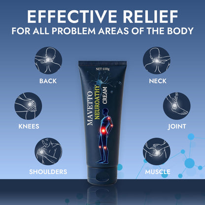 Bare Basics MAVETTO Neuropathy Relief Cream, Neurosoothe Formula Nerve Cream, Contains Capsaicin, Arnica, Menthol, MSM and Glucosamine, Improve Joint Discomfort, Increase Mobility (2pcs) - dailyvitalstore