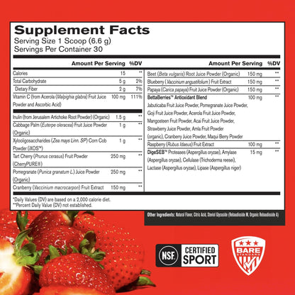 BARE PERFORMANCE NUTRITION BPN Health & Wellness Bundle, Strong Reds, Strong Greens Lemon, Strong Joints - dailyvitalstore