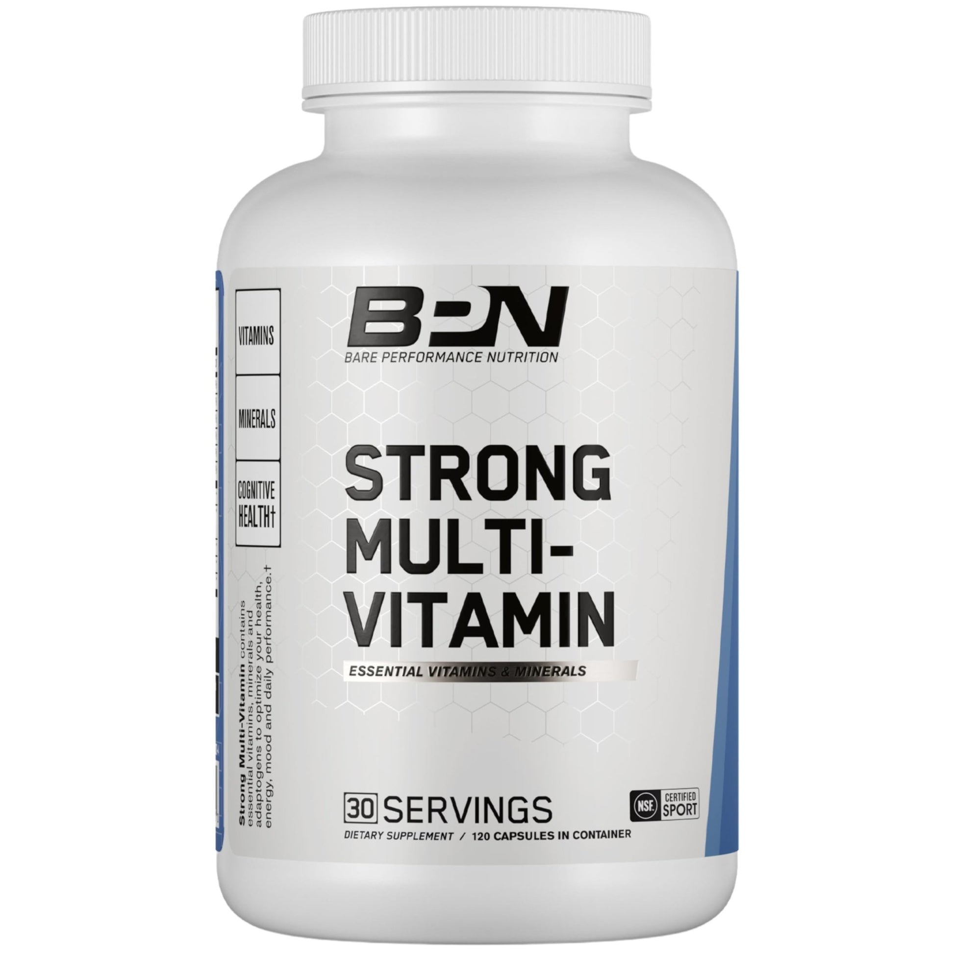BARE PERFORMANCE NUTRITION, BPN Strong Multi-Vitamin, Foundational Health, Improved Mood and Sleep, Adaptogens, Improved Cognitive Health - dailyvitalstore