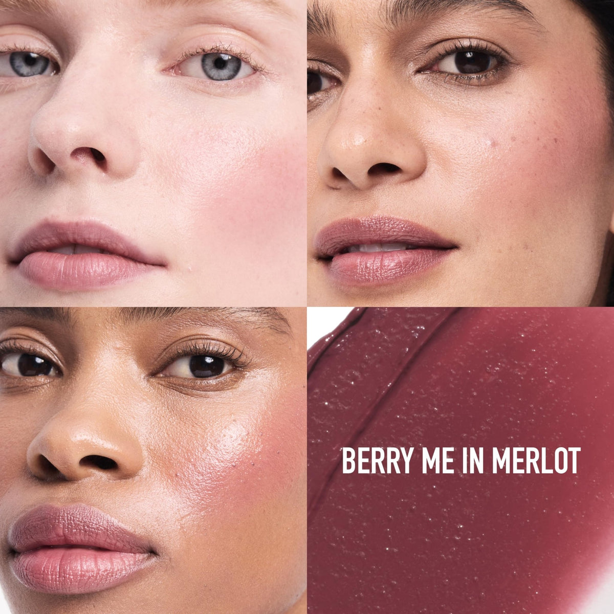 bareMinerals Gen Nude Dew in One Cheek & Lip Stick - Berry Me in Merlot - dailyvitalstore