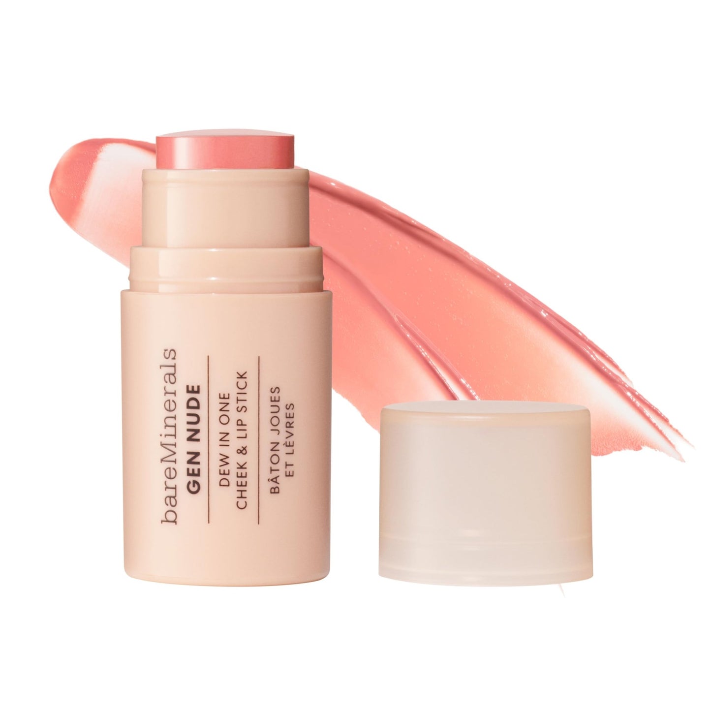 bareMinerals Gen Nude Dew in One Cheek & Lip Stick - Call My Blush - dailyvitalstore