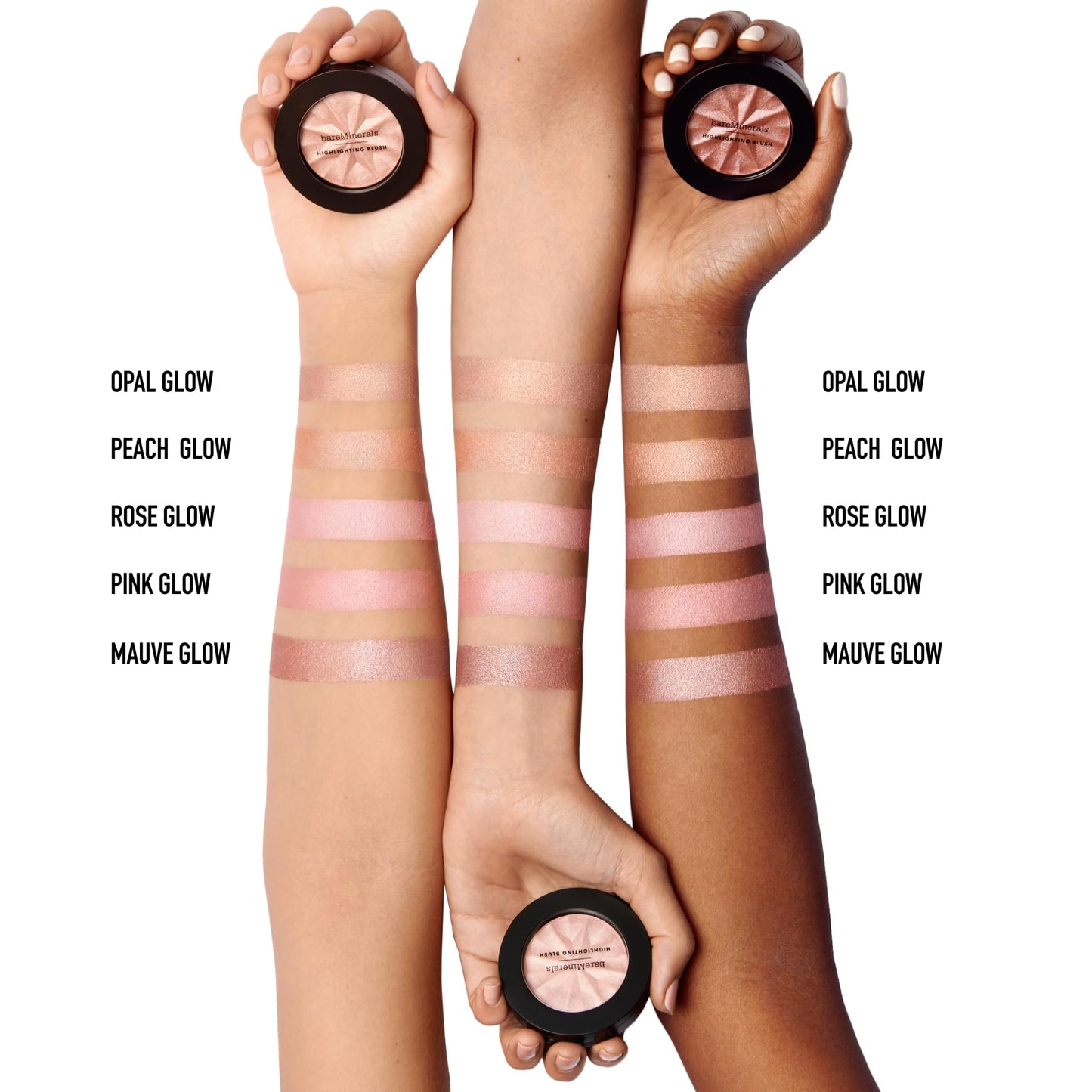 bareMinerals Gen Nude Highlighting Blush, Mauve Glow, Vegan, Cruelty-Free & Dermatologist-Tested - dailyvitalstore