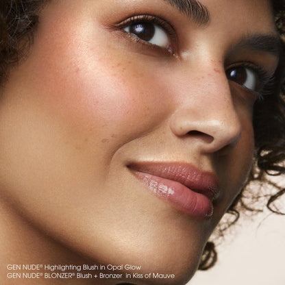bareMinerals Gen Nude Highlighting Blush, Mauve Glow, Vegan, Cruelty-Free & Dermatologist-Tested - dailyvitalstore