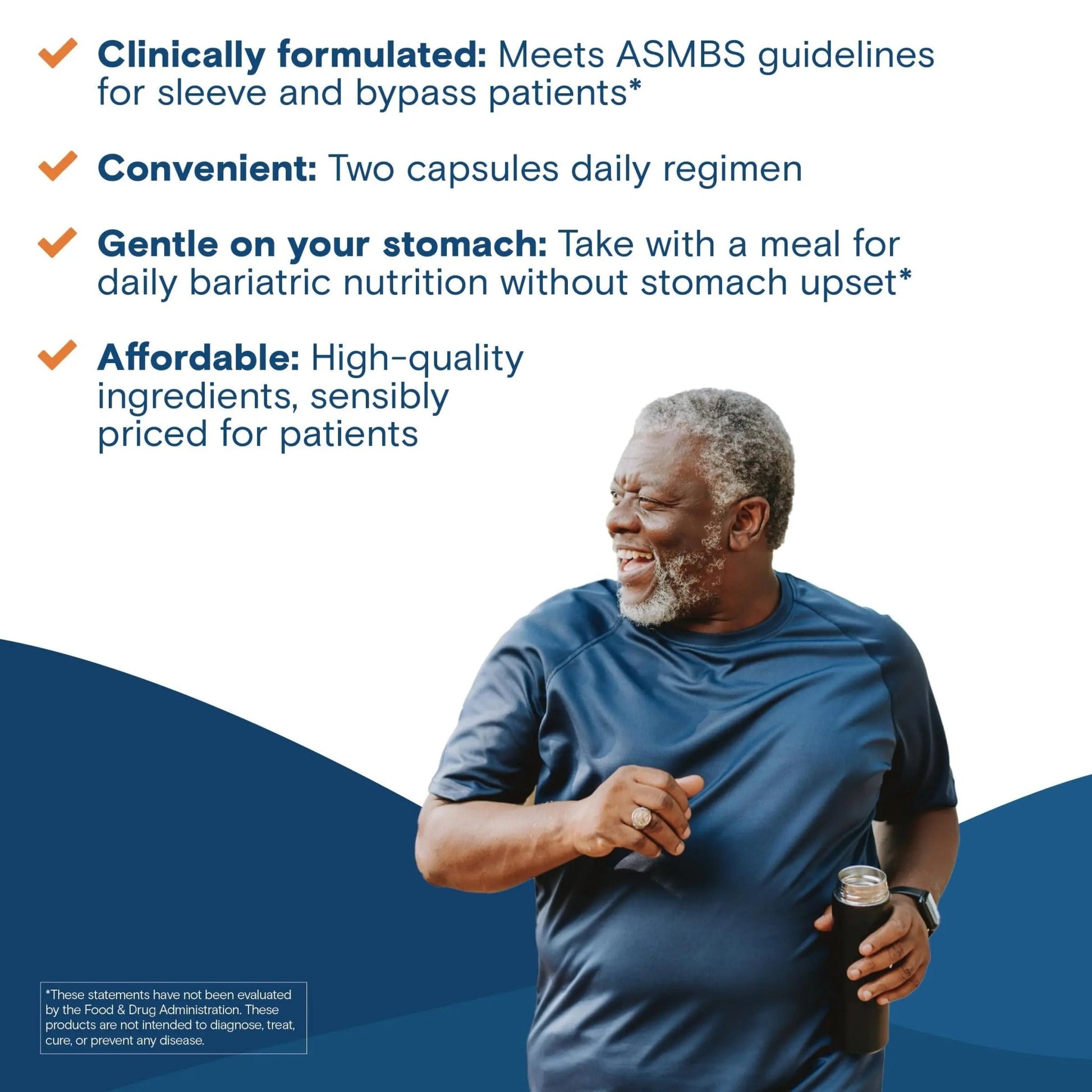 Bariatric Fusion Bariatric Multivitamin Without Iron | Post Bariatric Surgery Patients | Iron Free Bariatric Vitamin - dailyvitalstore