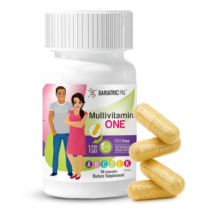 BariatricPal Multivitamin ONE 1 per Day! Bariatric Multivitamin Capsule Iron Free | Easy to Swallow Capsule | - dailyvitalstore