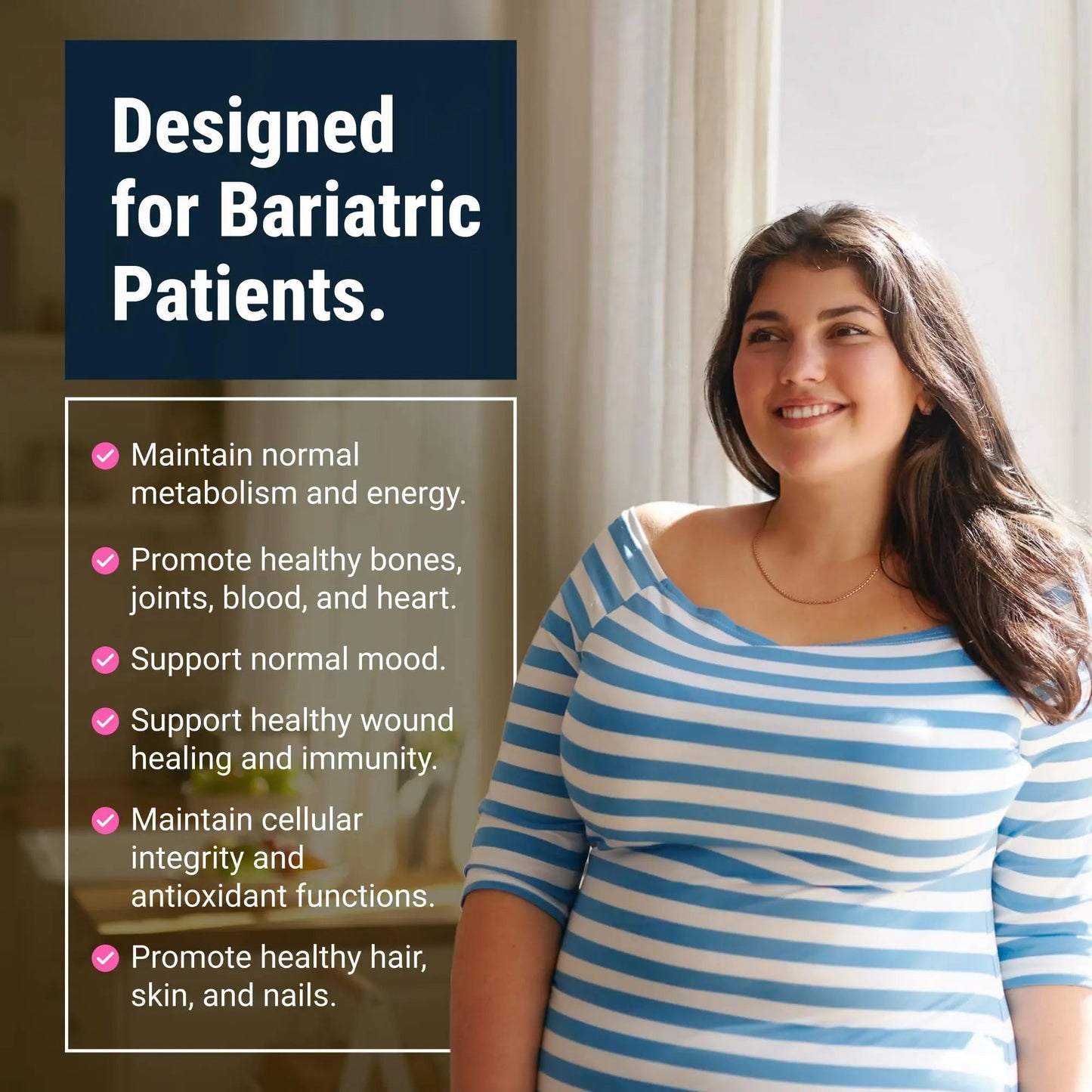 BariatricPal Multivitamin ONE 1 per Day! Bariatric Multivitamin Capsule with 18 mg of Iron | Easy to Swallow Capsule | - dailyvitalstore