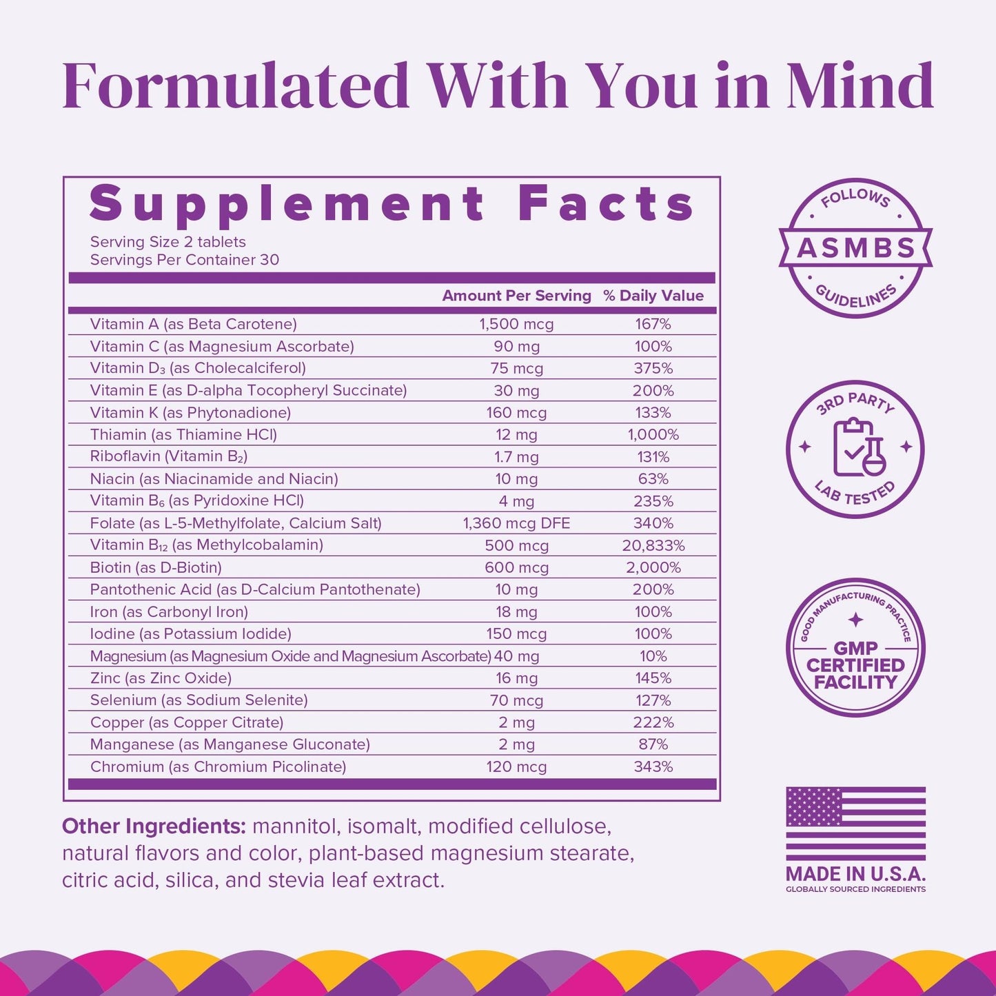 BariMelts Bariatric Multivitamin with Iron, 60 Fast-Dissolving Tablets (1-Month Supply), Sugar-Free Bariatric Vitamins for Women, Natural Fruit Flavor - dailyvitalstore