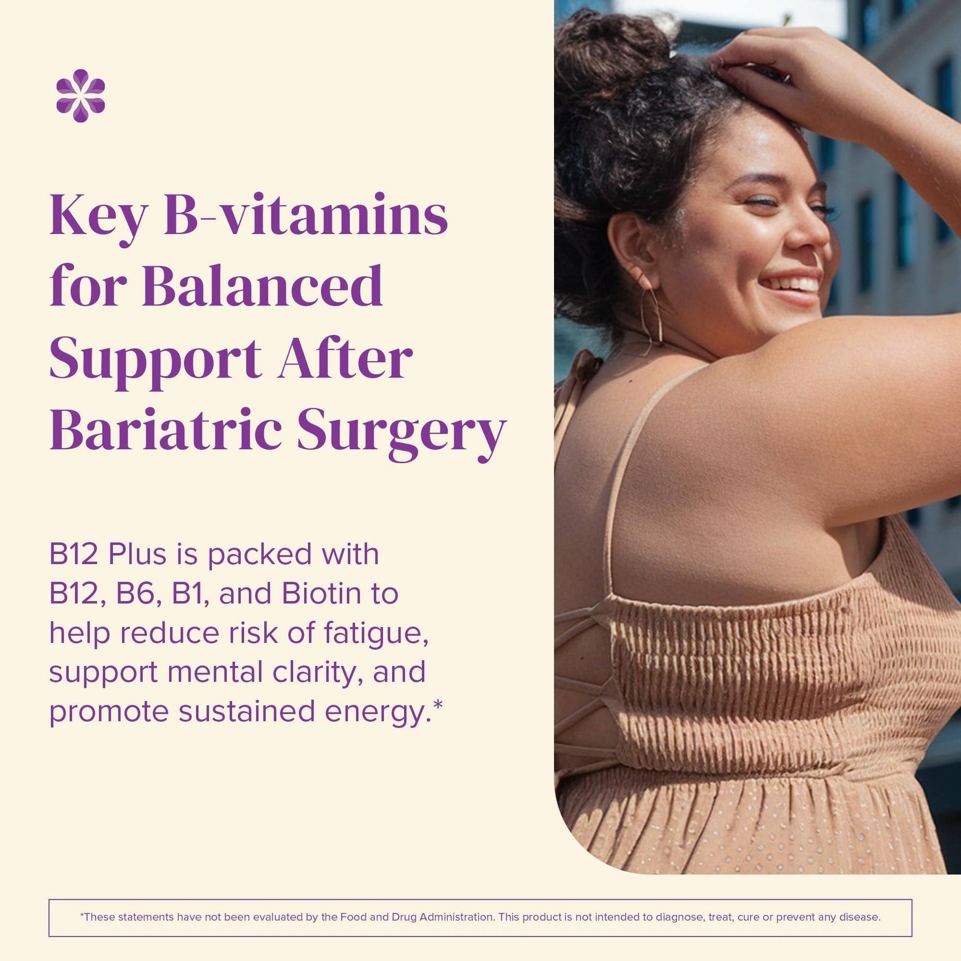 BariMelts Vitamin B12 Plus, 90 Fast-Dissolving Tablets (3-Month Supply), Sugar-Free Bariatric Vitamins for Women, Includes B12, B6 - dailyvitalstore